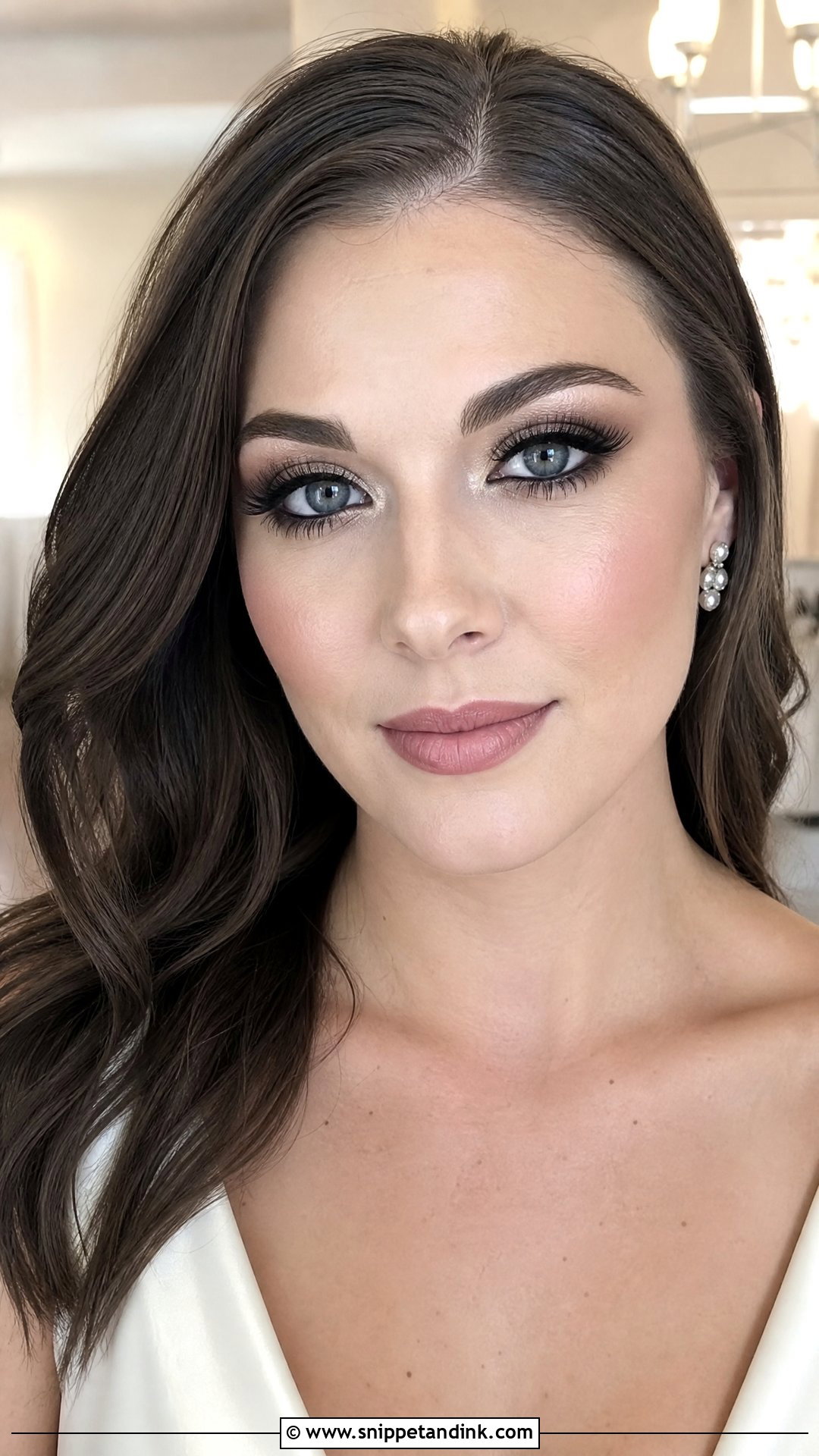 Smokey Eye Bridal Makeup For Pale Skin - Snippet and Ink - 25 Bridal Makeup Pale Skin Ideas