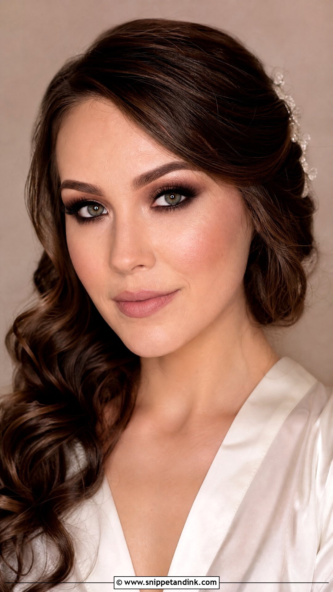 Smokey Eye Bridal Makeup For Round Face - Snippet and Ink - 25 Bridal Makeup Round Face Ideas