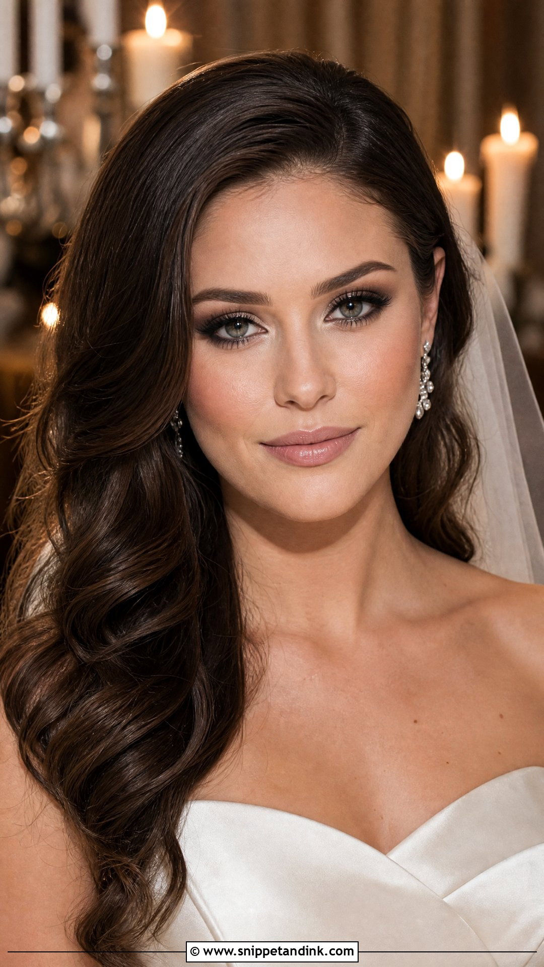 Smokey Eye Bride Makeup For Blue Eyes Brunette - Snippet and Ink - 20 Bride Makeup for Blue Eyes Brunette