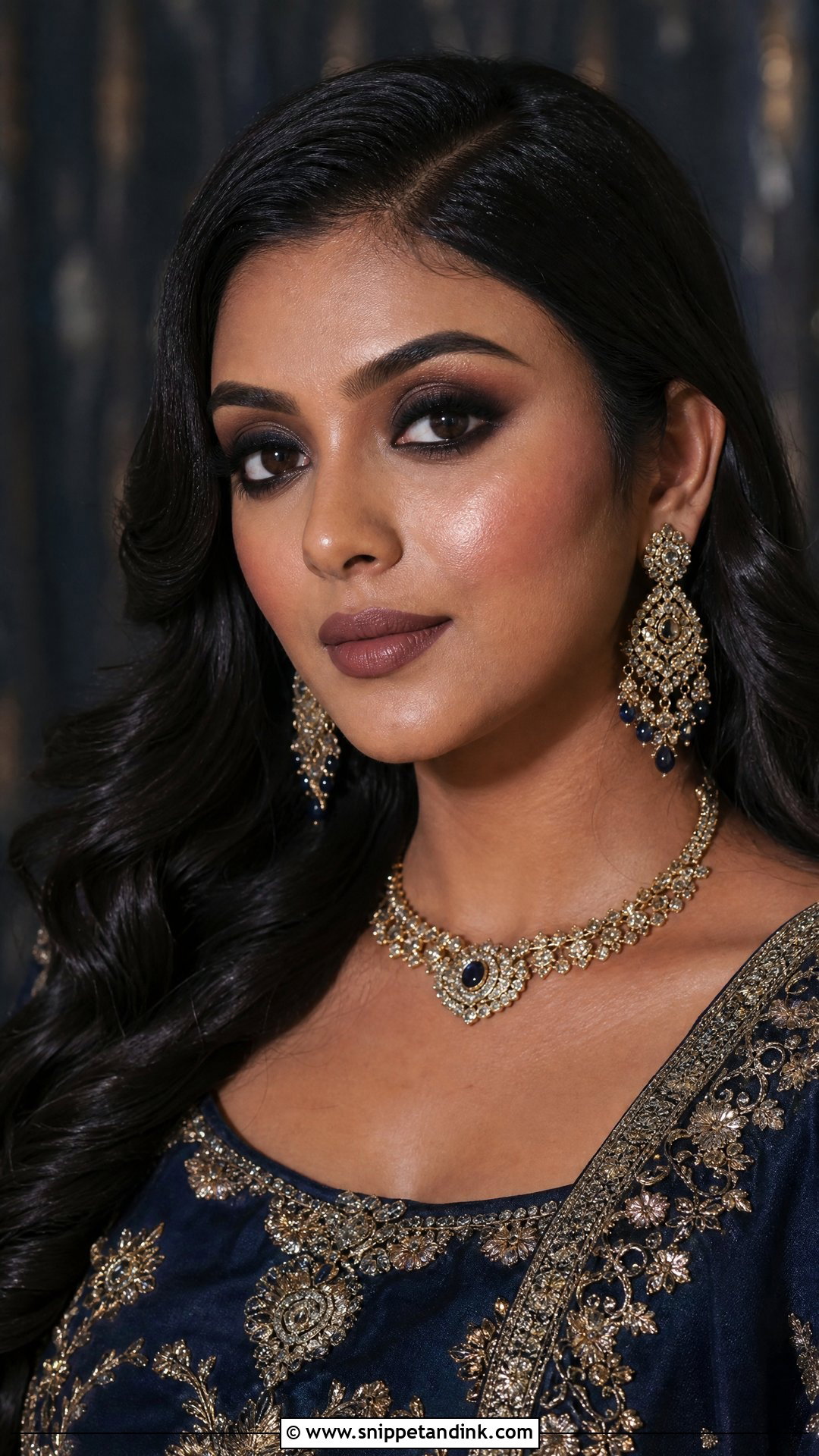 Smokey Eye Desi Bridal Makeup - Snippet and Ink - 25 Desi Bridal Makeup Ideas