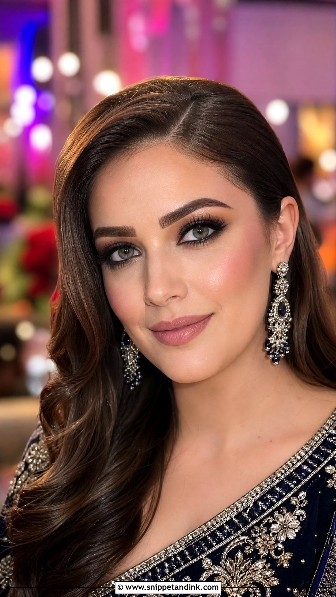 Smokey Eye Desi Wedding Guest Makeup - Snippet and Ink - 20 Desi Wedding Guest Makeup Ideas