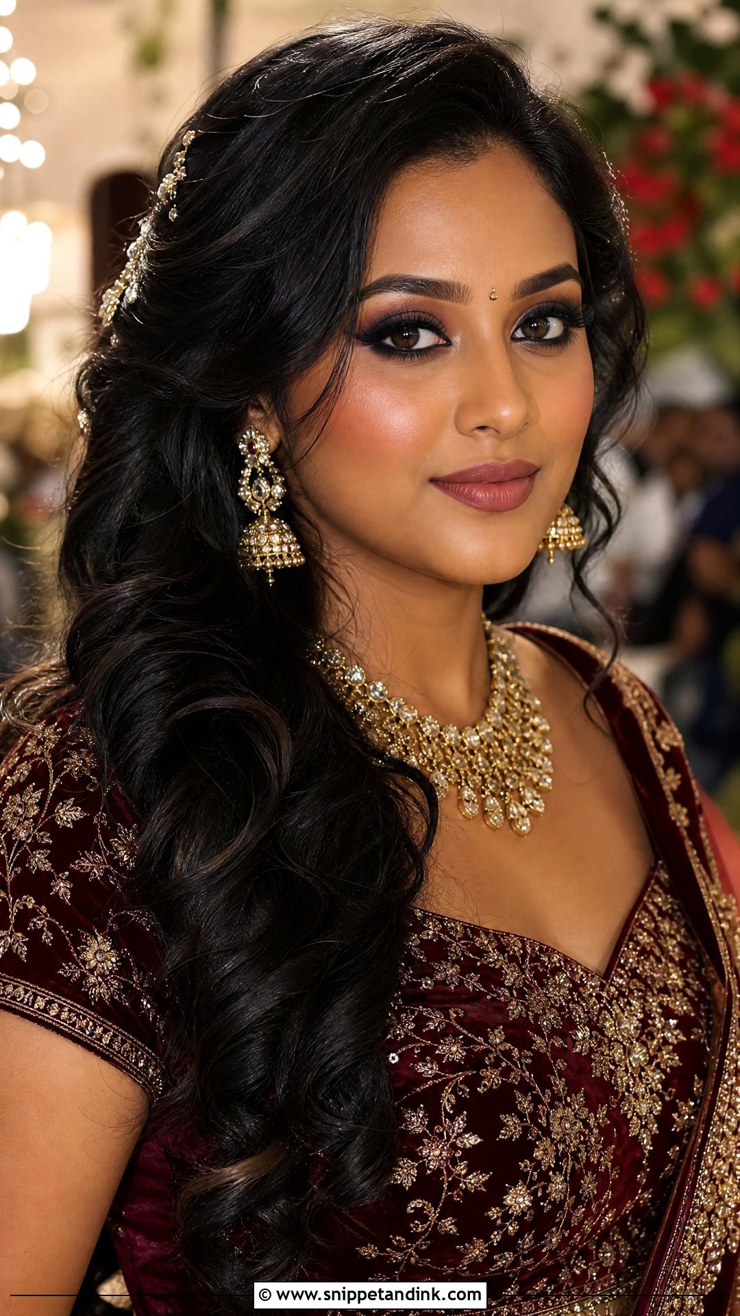 Smokey Eye Hindu Wedding Makeup - Snippet and Ink - 20 Hindu Wedding Makeup Ideas