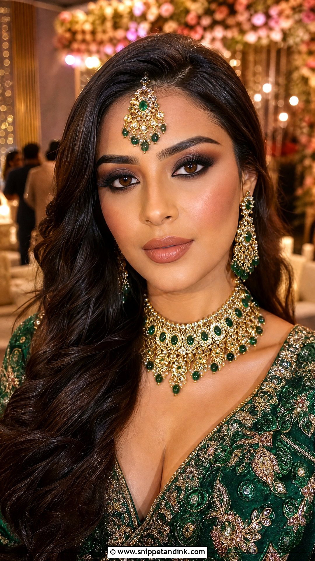 Smokey Eye Indian Bridal Makeup - Snippet and Ink - 30 Indian Bridal Makeup Ideas