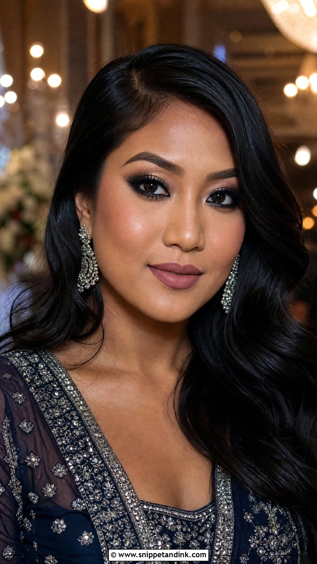 Smokey Eye Indian Wedding Guest Makeup - Snippet and Ink - 25 Indian Wedding Guest Makeup Ideas