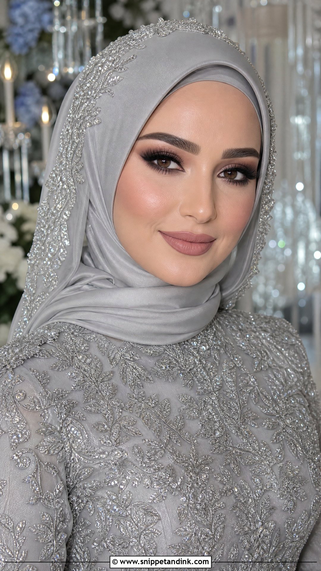 Smokey Eye Muslim Bridal Makeup - Snippet and Ink - 20 Muslim Bridal Makeup Ideas