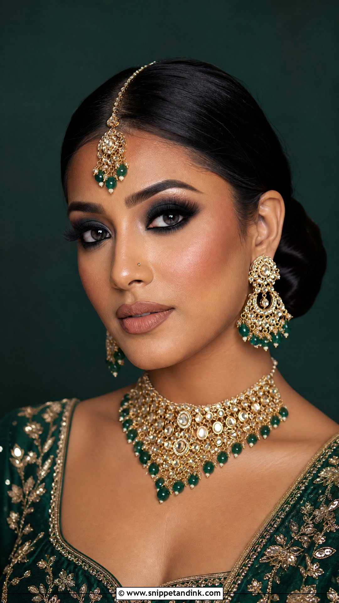 Smokey Eye Punjabi Bridal Makeup - Snippet and Ink - 20 Punjabi Bridal Makeup Ideas