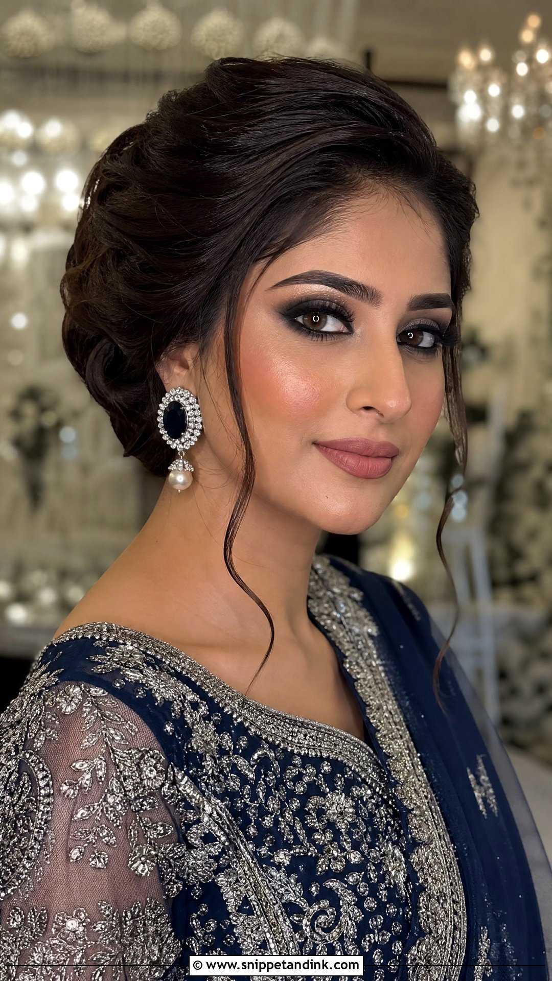 Smokey Eye Walima Bride Makeup - Snippet and Ink - 20 Walima Bride Makeup Ideas