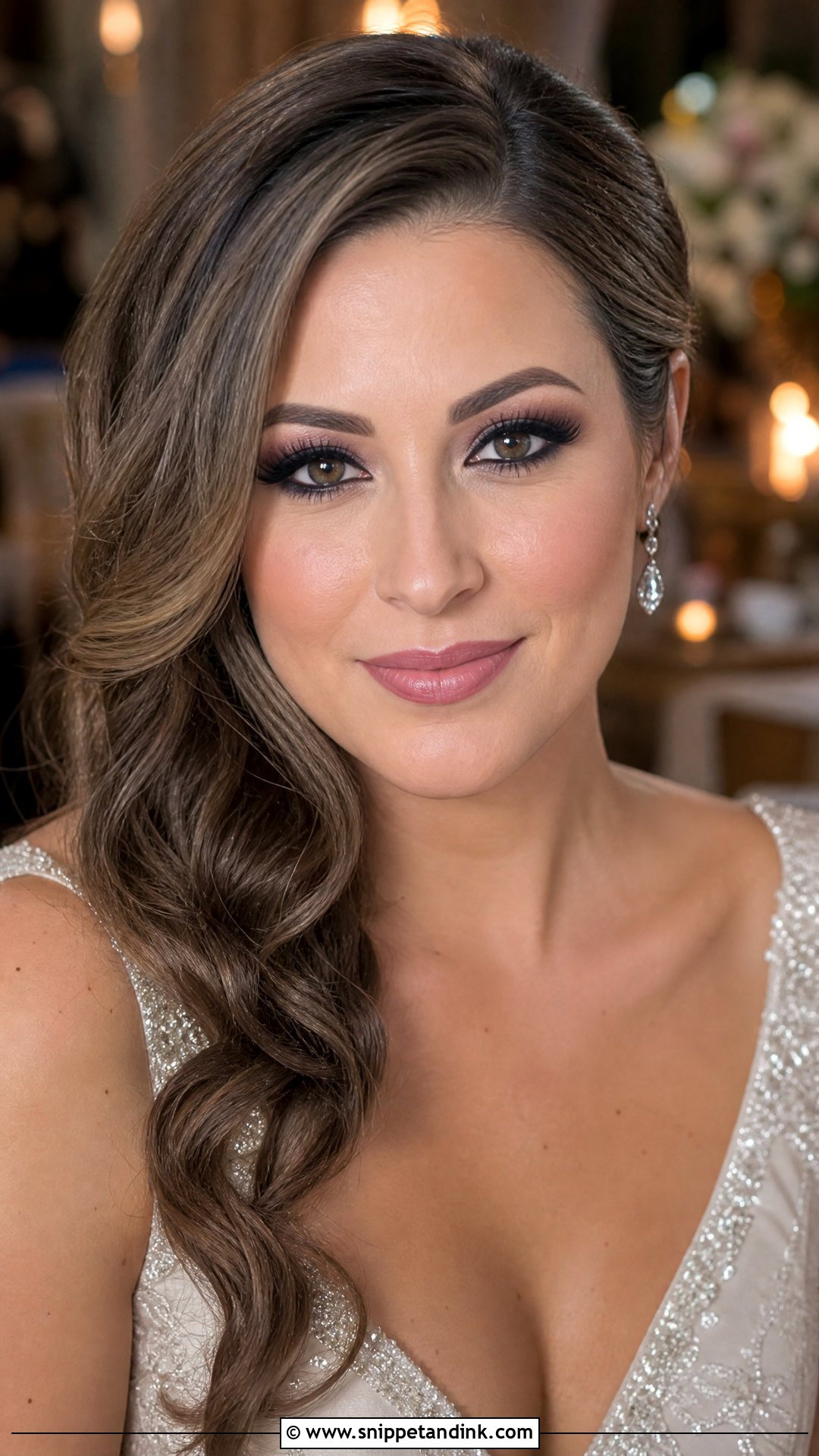 Smokey Eye Wedding Makeup - Snippet and Ink - 25 Timeless Wedding Makeup Ideas