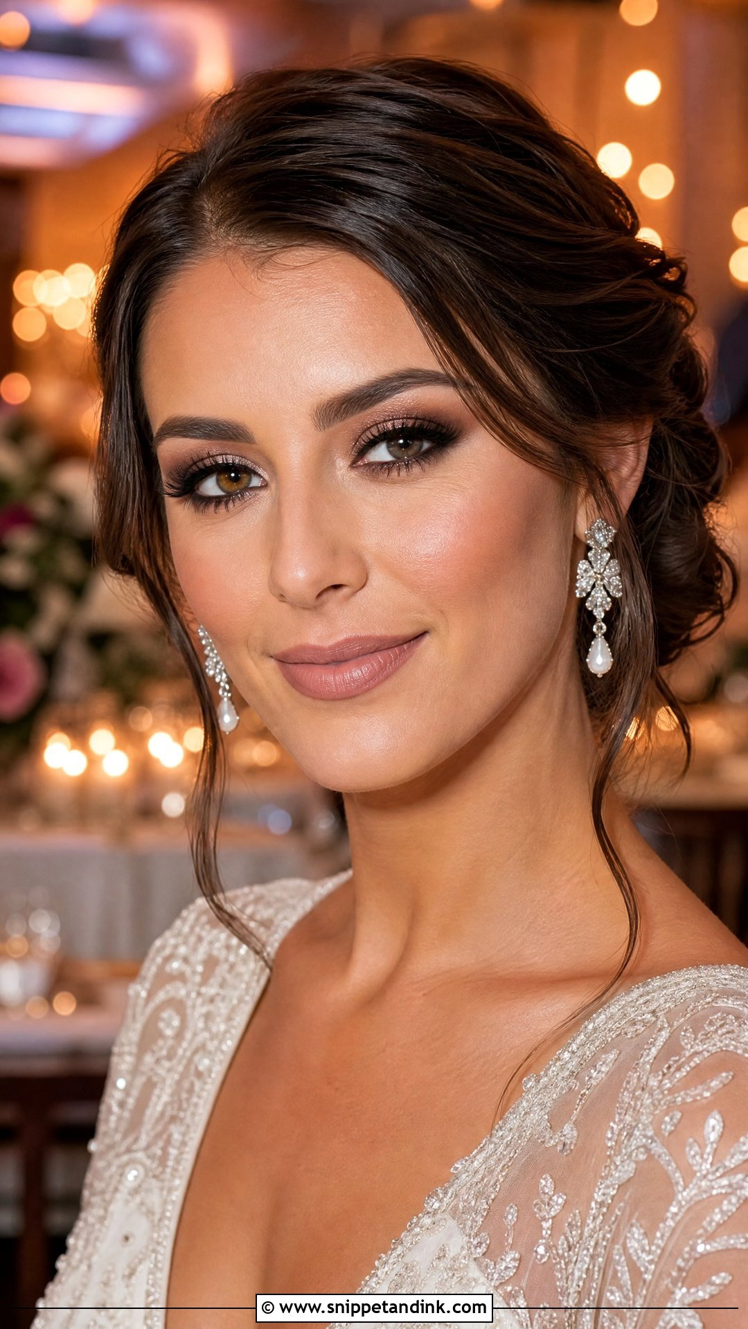 Smokey Eye Wedding Makeup - Snippet and Ink - 20 Romantic Wedding Makeup Ideas