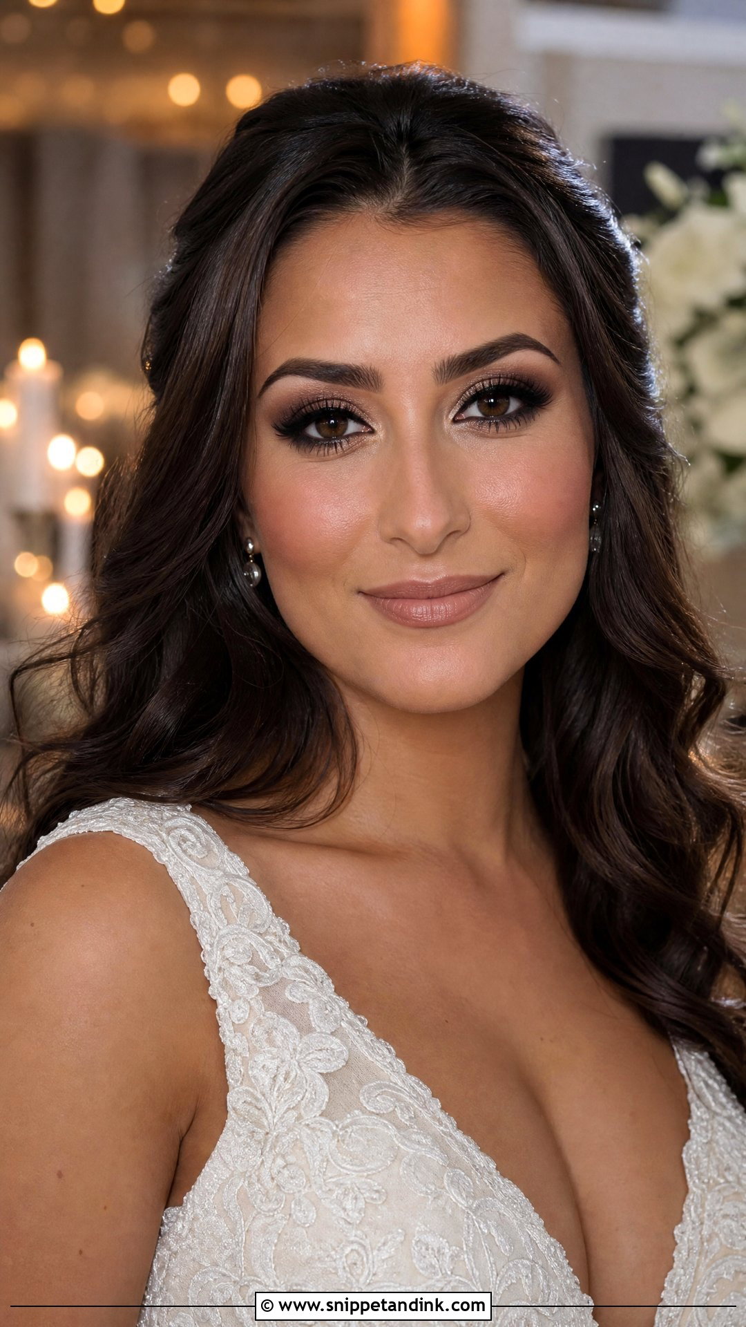 Smokey Eye Wedding Makeup For Black Eyes - Snippet and Ink - 20 Wedding Makeup for Black Eyes