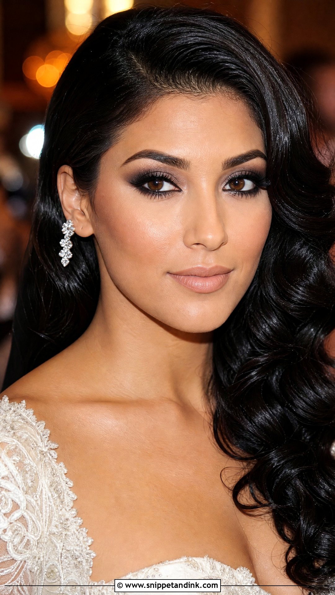Smokey Eye Wedding Makeup For Black Hair - Snippet and Ink - 20 Wedding Makeup Dark Hair Ideas