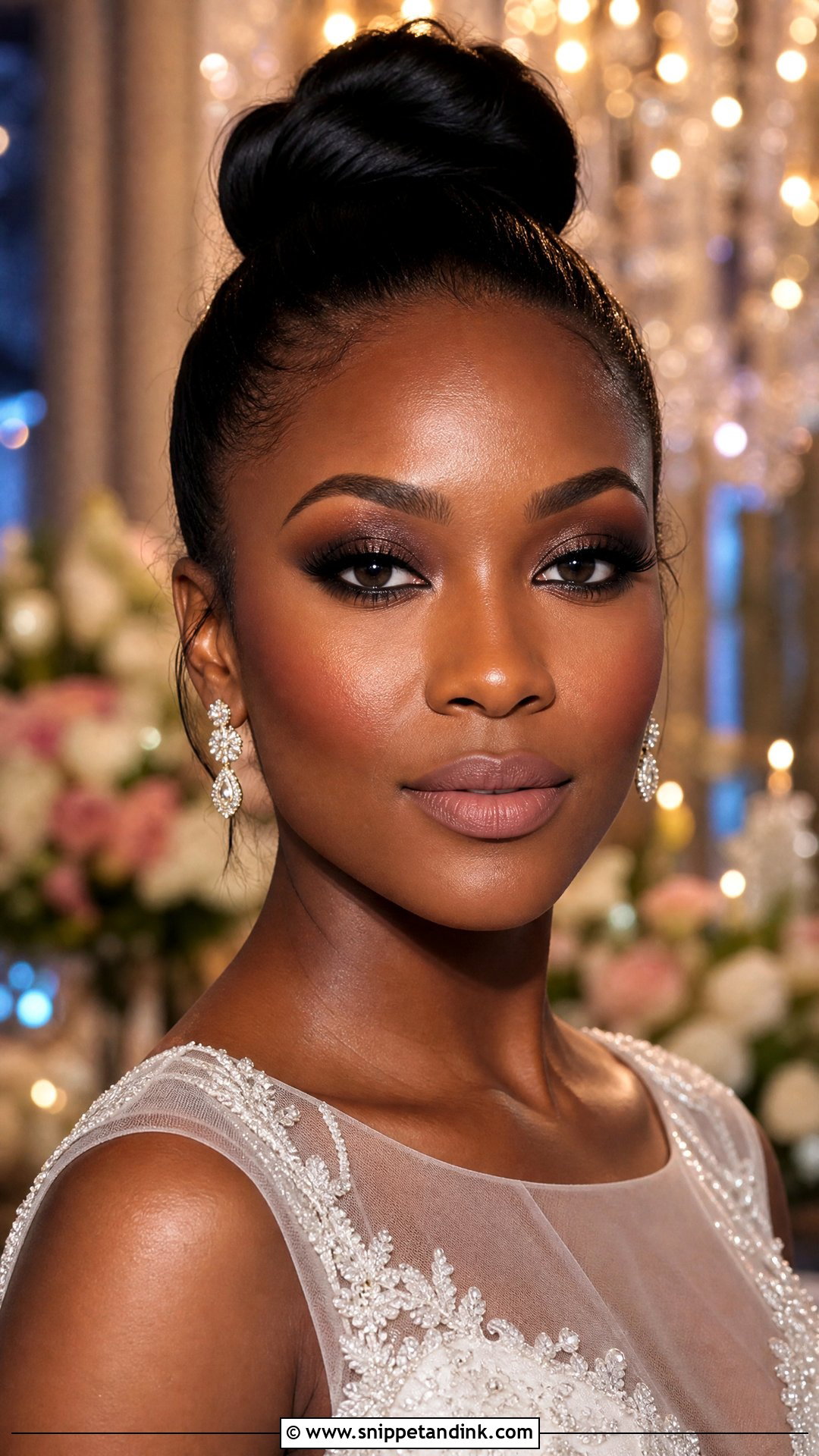 Smokey Eye Wedding Makeup For Black Women - Snippet and Ink - 20 Wedding Makeup for Black Women