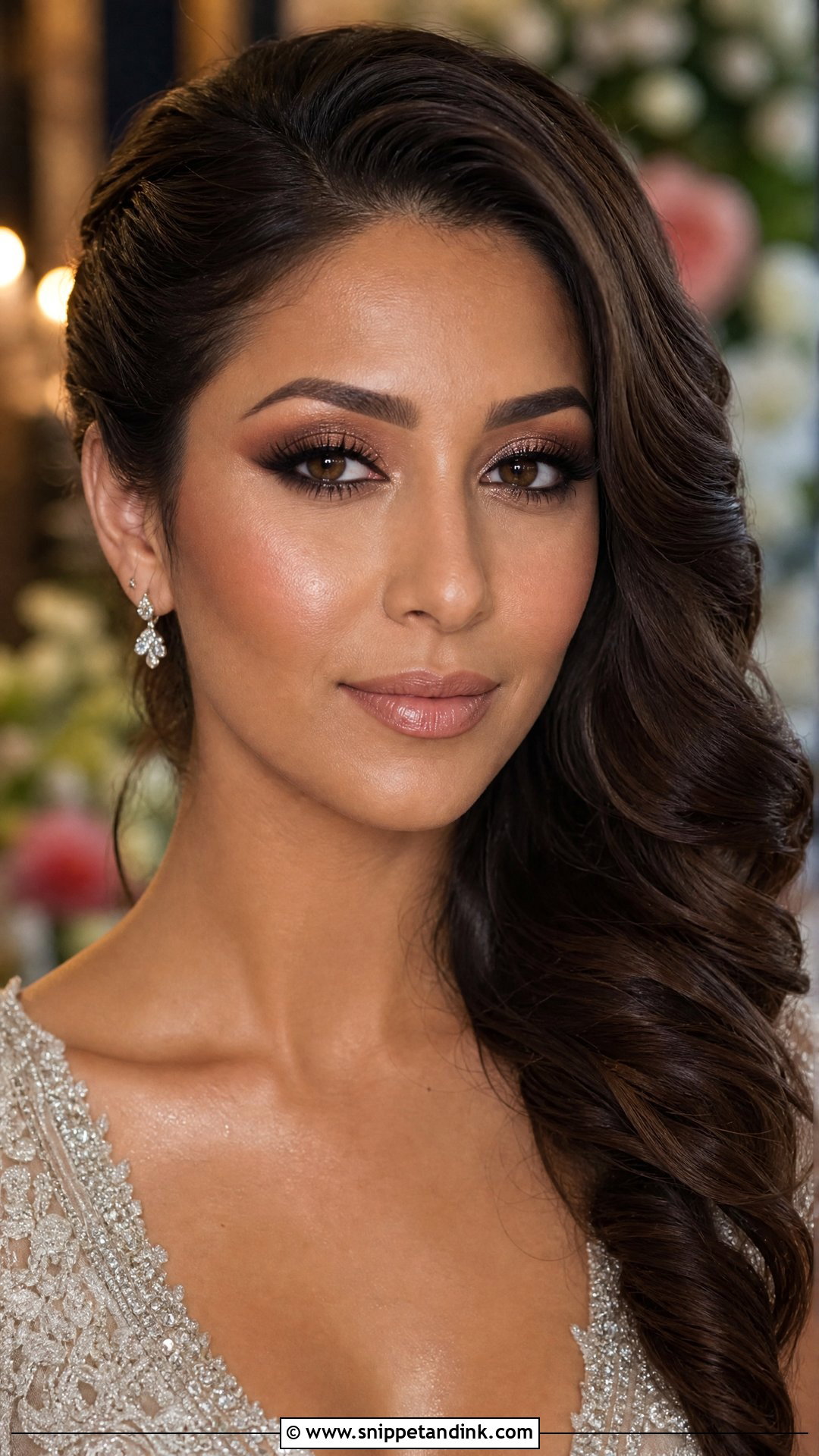 Smokey Eye Wedding Makeup For Brown Hair - Snippet and Ink - 20 Wedding Makeup Brown Hair Ideas