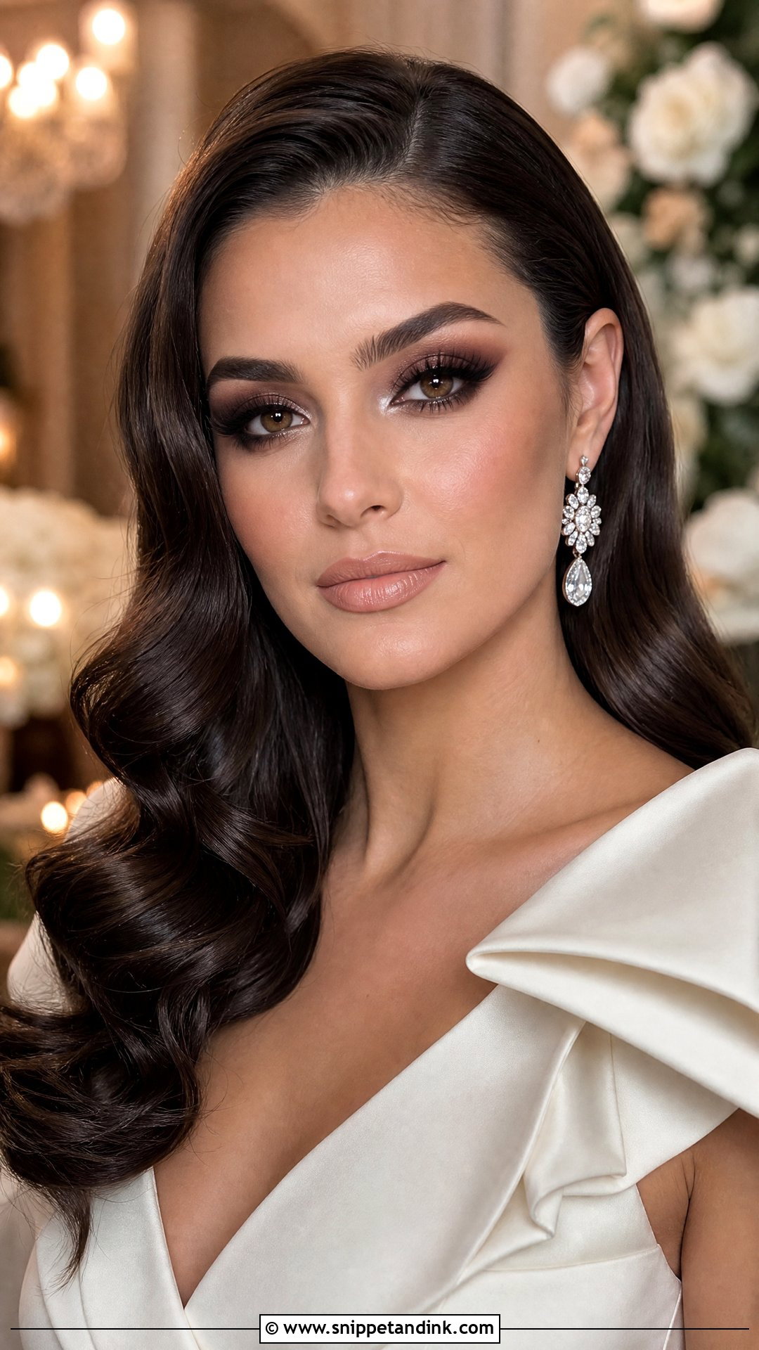 Smokey Eye Wedding Makeup For Brunettes - Snippet and Ink - 25 Wedding Makeup for Brunettes