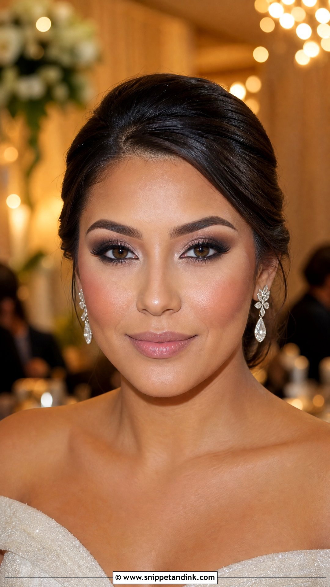 Smokey Eye Wedding Makeup For Hooded Eyes - Snippet and Ink - 20 Hooded Eye Wedding Makeup Ideas