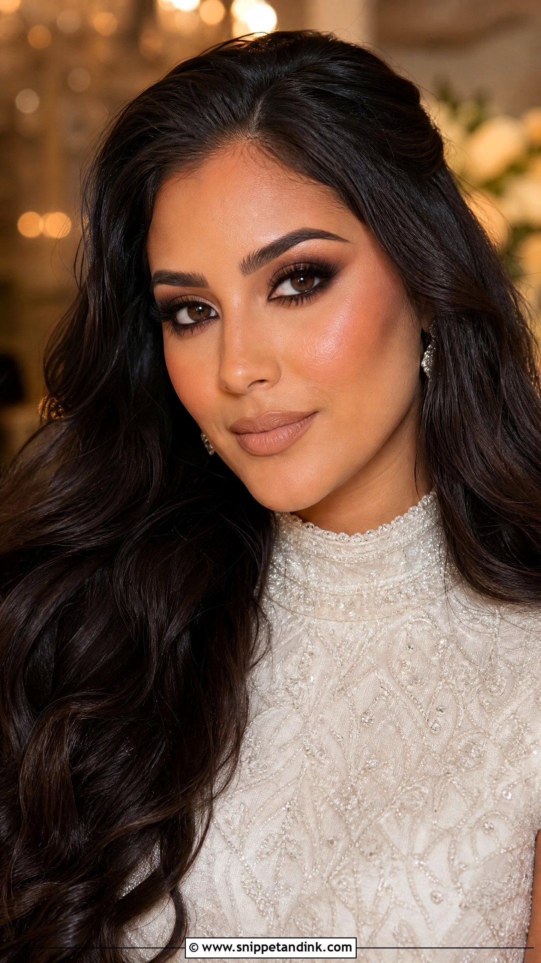 Smokey Eye Wedding Makeup Look - Snippet and Ink - 25 Wedding Makeup Look Ideas