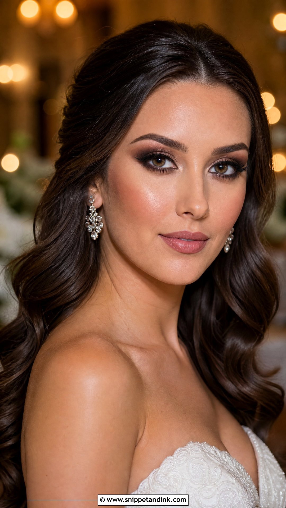 Smokey Eye Wedding Makeup for Brown Eyes - Snippet and Ink - 20 Wedding Makeup Looks for Brown Eyes
