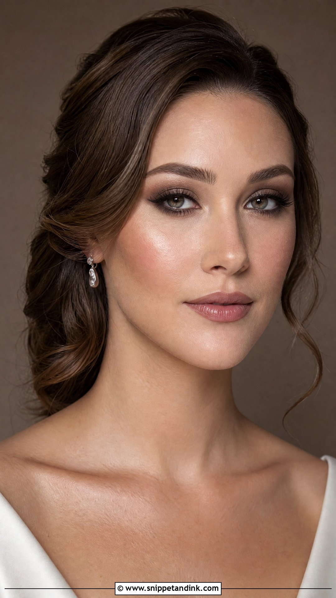 Smokey Eye Wedding Makeup for Fair Skin - Snippet and Ink - 20 Wedding Makeup for Fair Skin Ideas