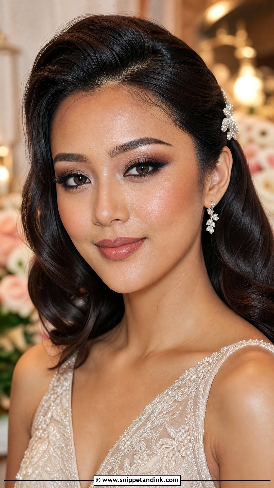 Smokey Japanese Wedding Makeup - Snippet and Ink - 20 Japanese Wedding Makeup Ideas