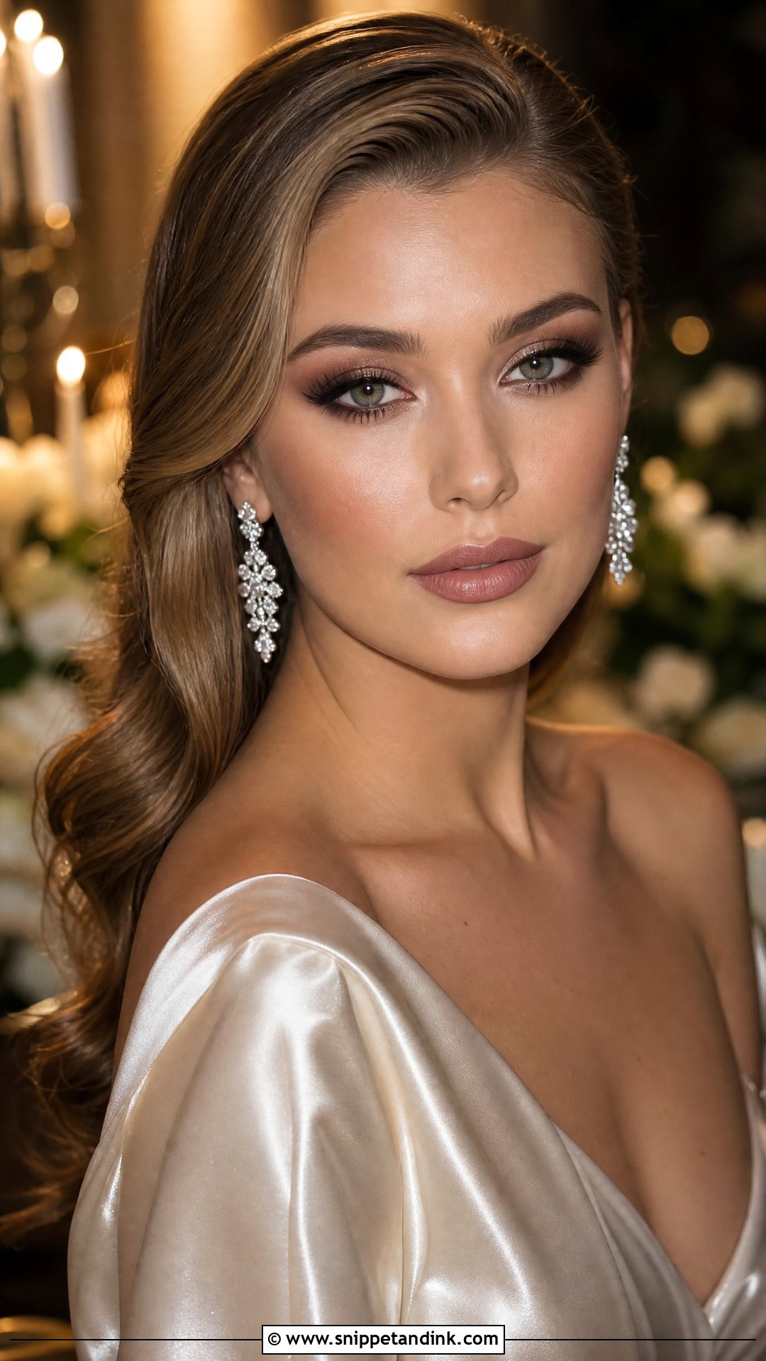 Smokey Nude Wedding Makeup - Snippet and Ink - 20 Nude Make Up Looks for Wedding