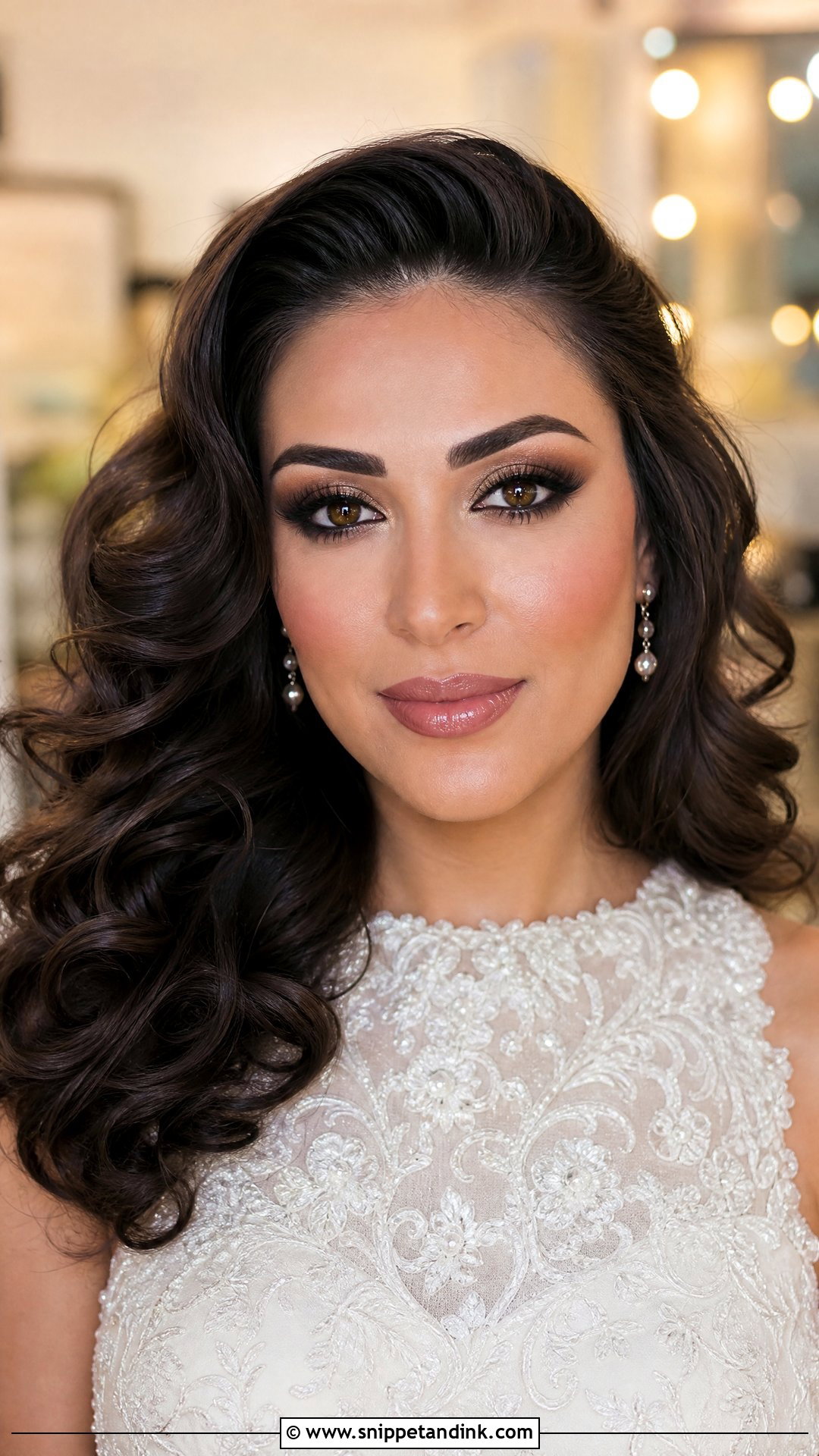 Smokey Wedding Makeup for Brown Eyes - Snippet and Ink - 35 Wedding Makeup for Brown Eyes
