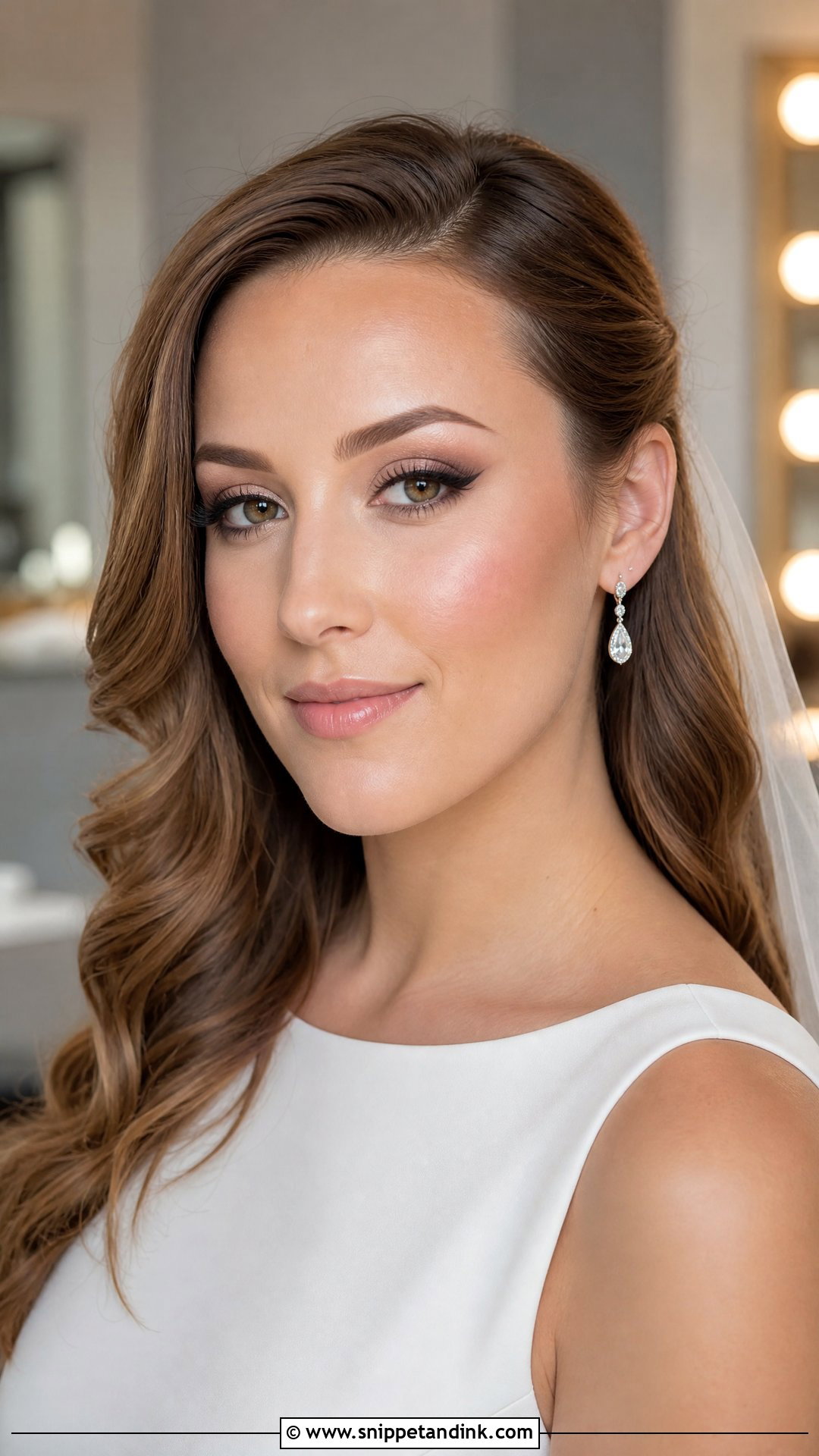 Smokey Winged Liner Bridal Makeup - Snippet and Ink - 20 Smokey Eye Wedding Makeup Brides