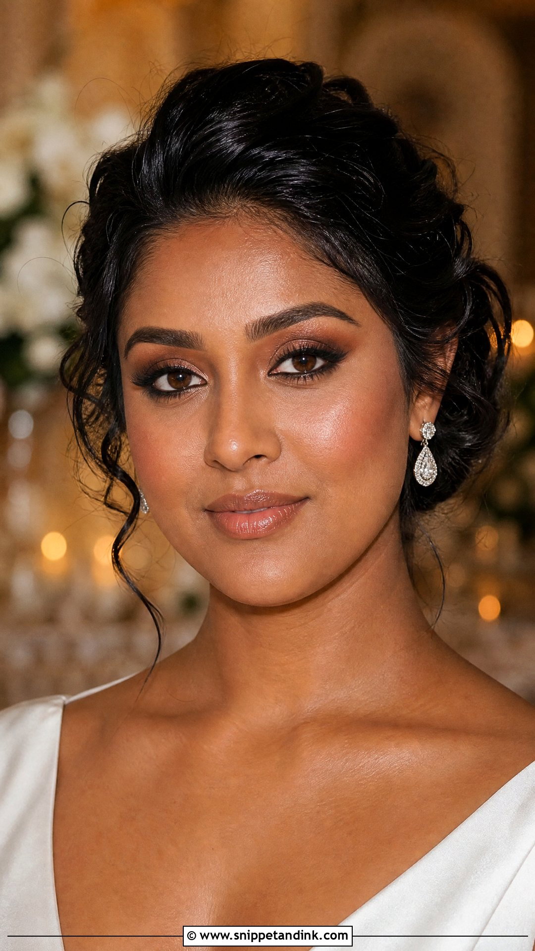 Smoky Bridal Makeup For Brown Eyes - Snippet and Ink - 20 Smoky Bridal Makeup Ideas