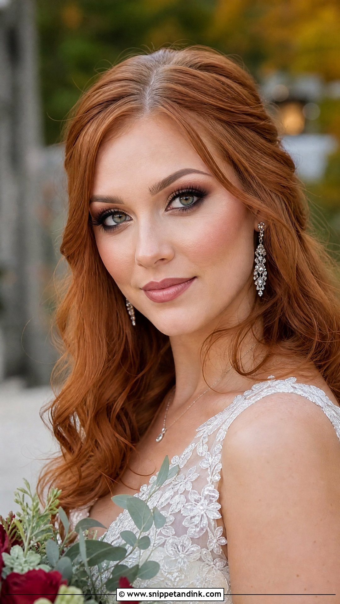 Smoky Bridal Makeup For Green Eyes - Snippet and Ink - 20 Smoky Bridal Makeup Ideas