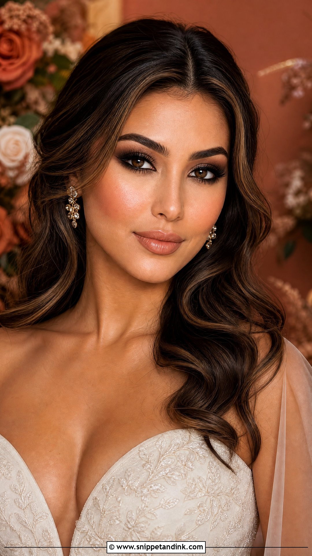 Smoky Eye Editorial Wedding Makeup - Snippet and Ink - 20 Editorial Wedding Makeup Ideas