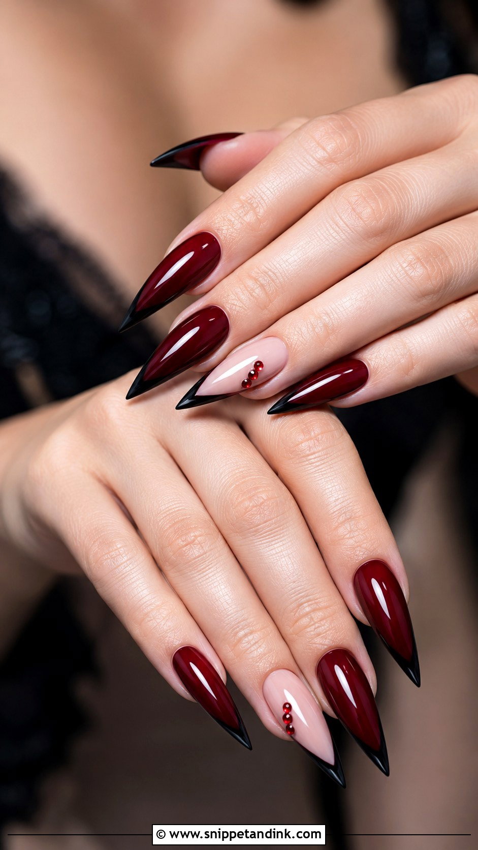 Smoky Gray Halloween Wedding Nails - Snippet and Ink - 20 Halloween Wedding Nails