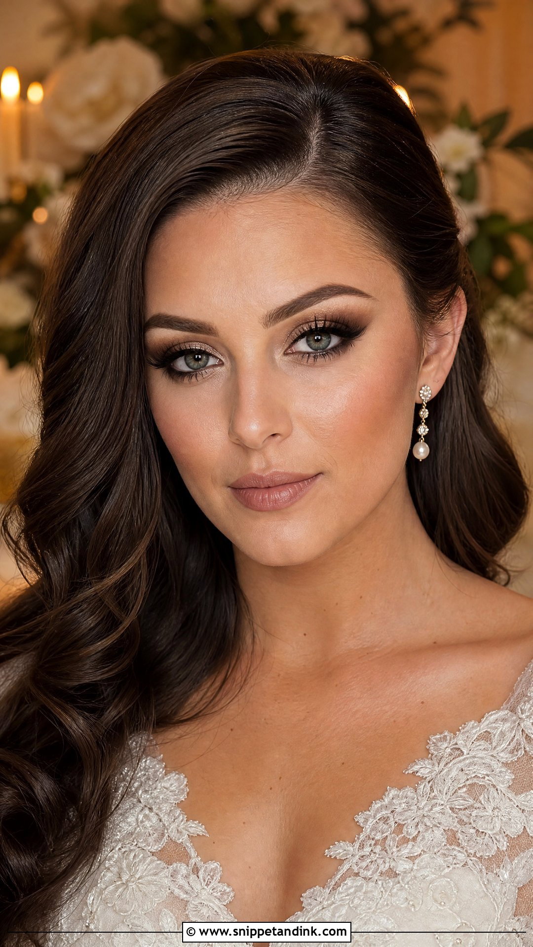 Smoky Wedding Eyeliner - Snippet and Ink - 20 Wedding Makeup Eyeliner Ideas