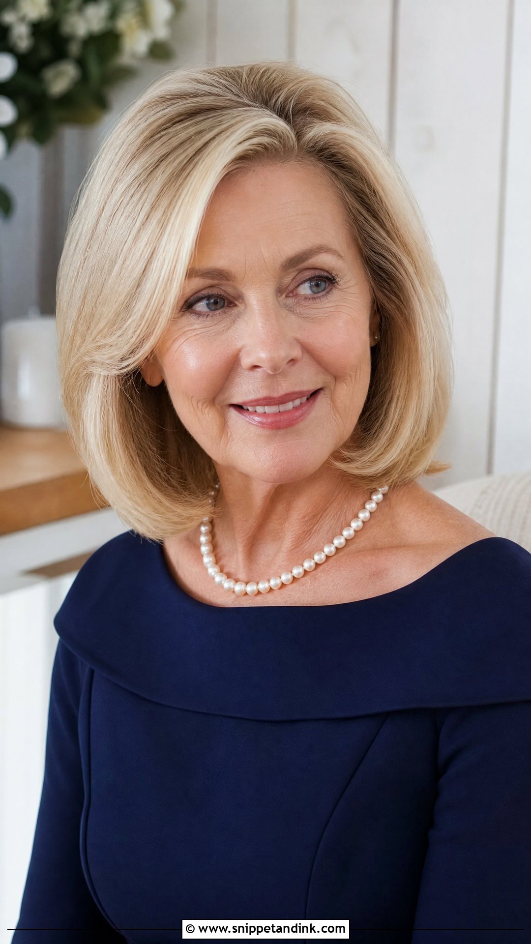 Smooth Blowout Bob For Mother Of The Bride - Snippet and Ink - 20 Mother of the Bride Bob Wedding Hairstyles for Short Hair
