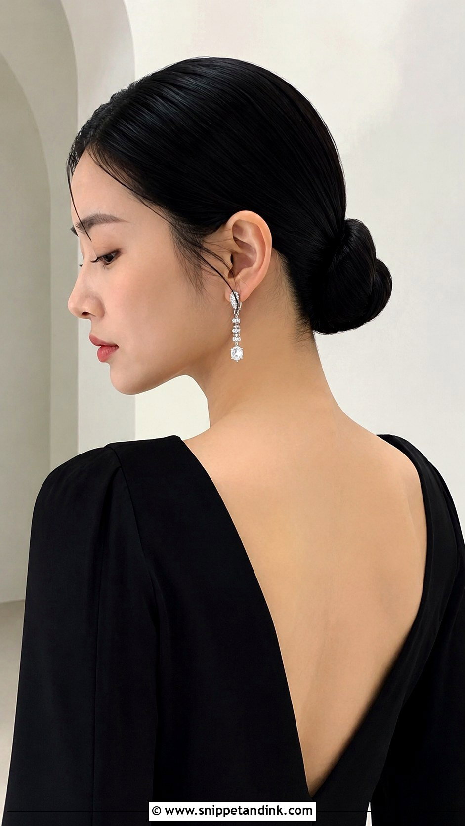 Smooth Wrapped Bun - Snippet and Ink - 25 Mother of the Bride Hairdos