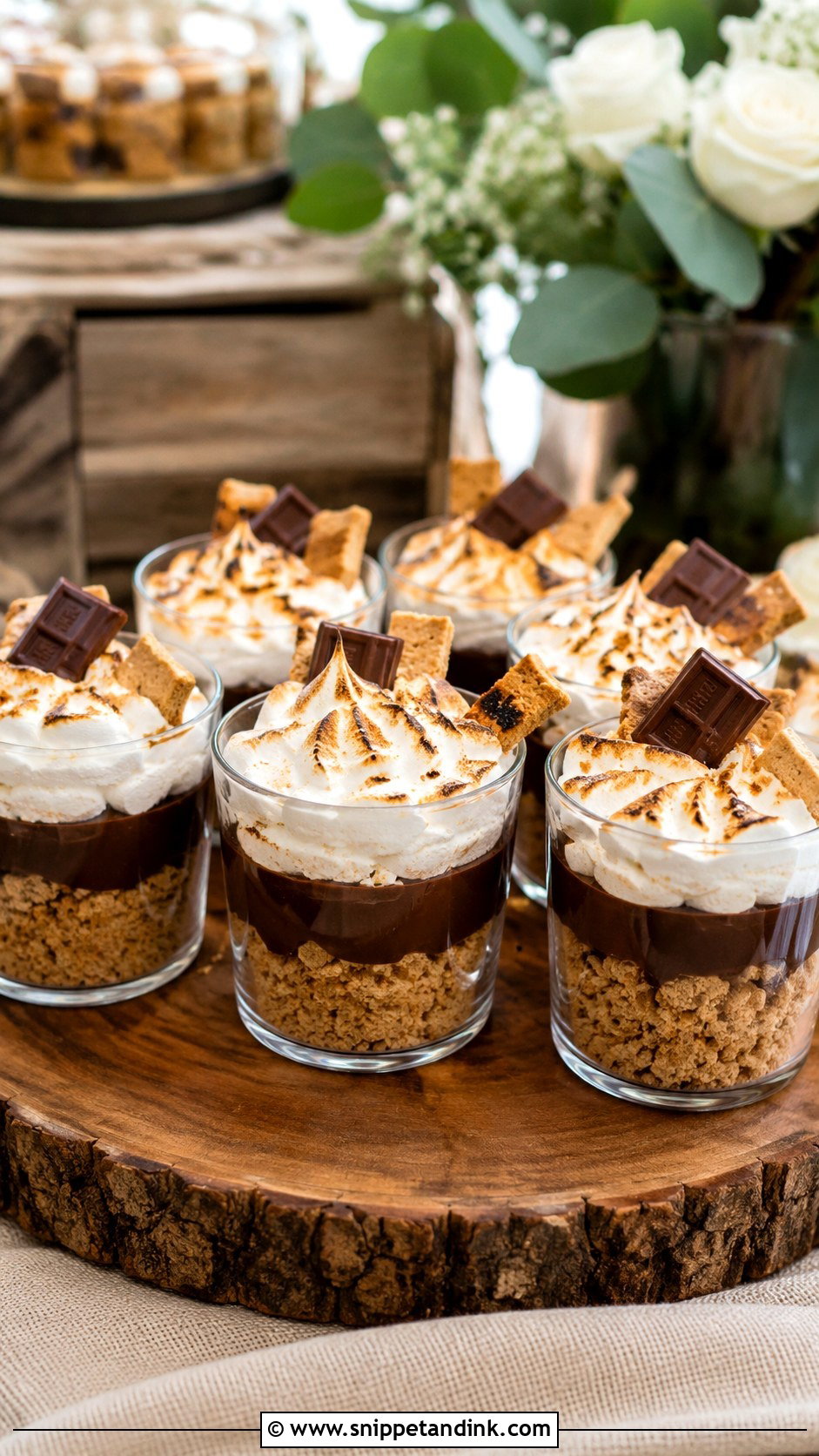Smores Dessert Cups - Snippet and Ink - 20 Wedding Dessert Cup Ideas