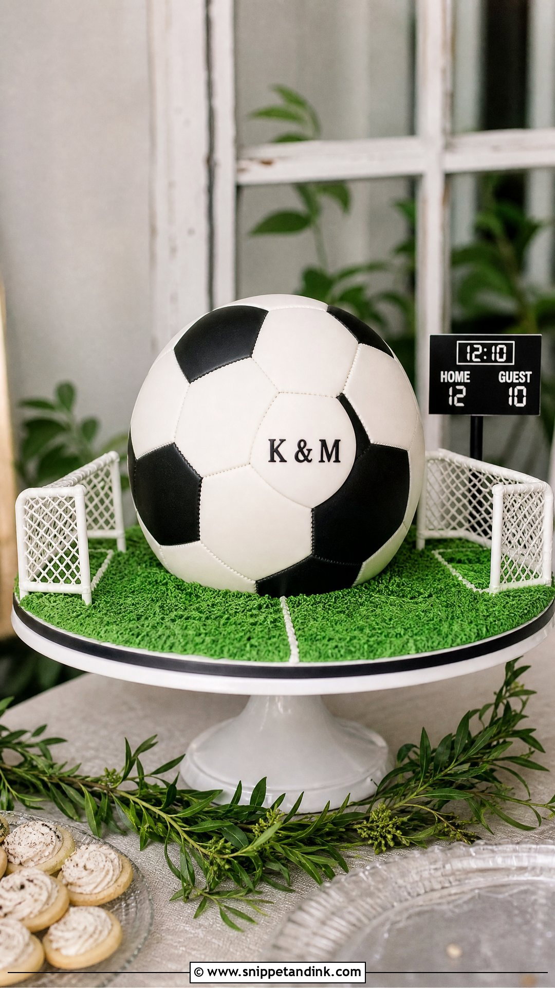 Soccer Grooms Cake - Snippet and Ink - 25 Grooms Cake Ideas