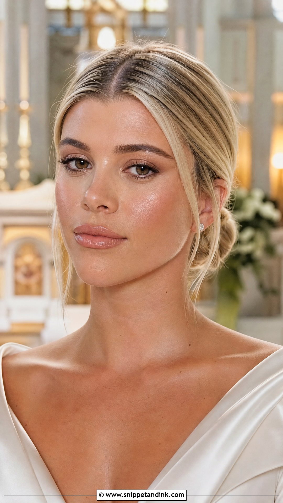 Sofia Richie Wedding Makeup With Beige Eyeshadow - Snippet and Ink - 20 Sophia Richie Wedding Makeup Ideas