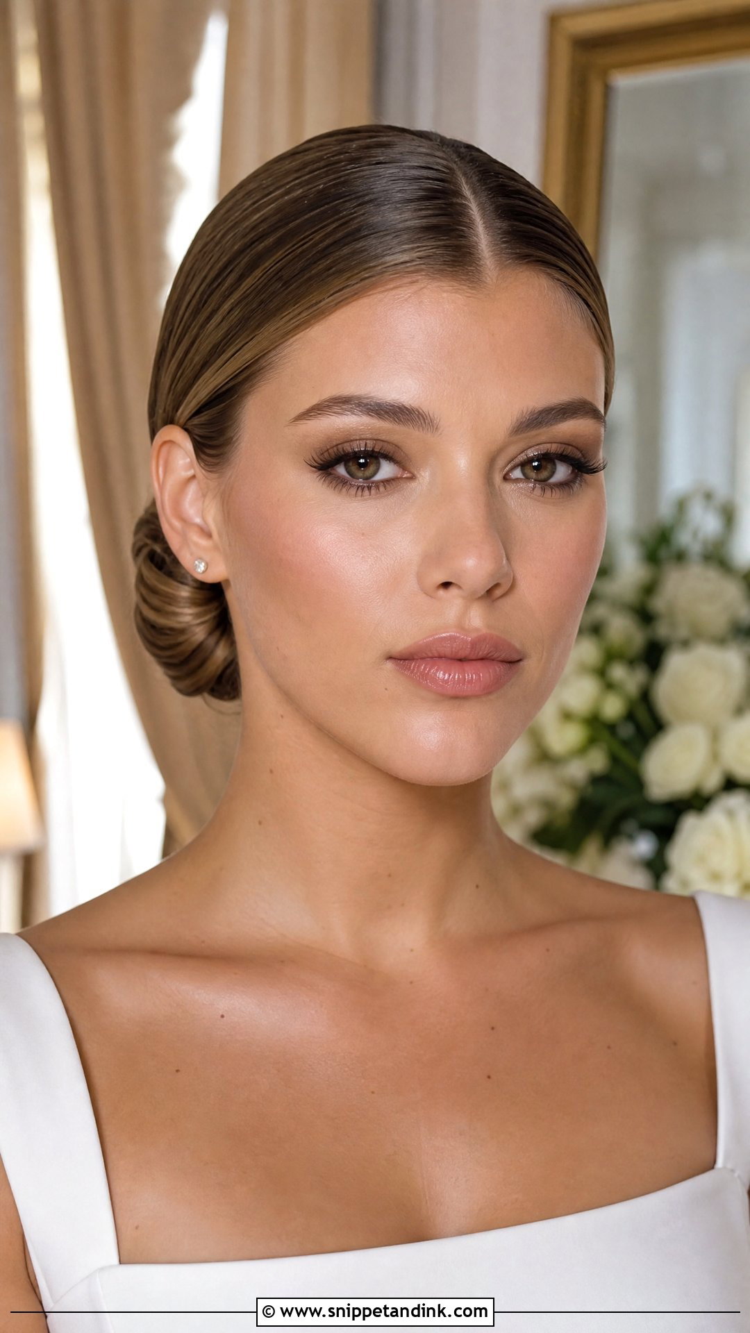 Sofia Richie Wedding Makeup With Brown Eyeliner - Snippet and Ink - 25 Sofia Richie Wedding Makeup Ideas