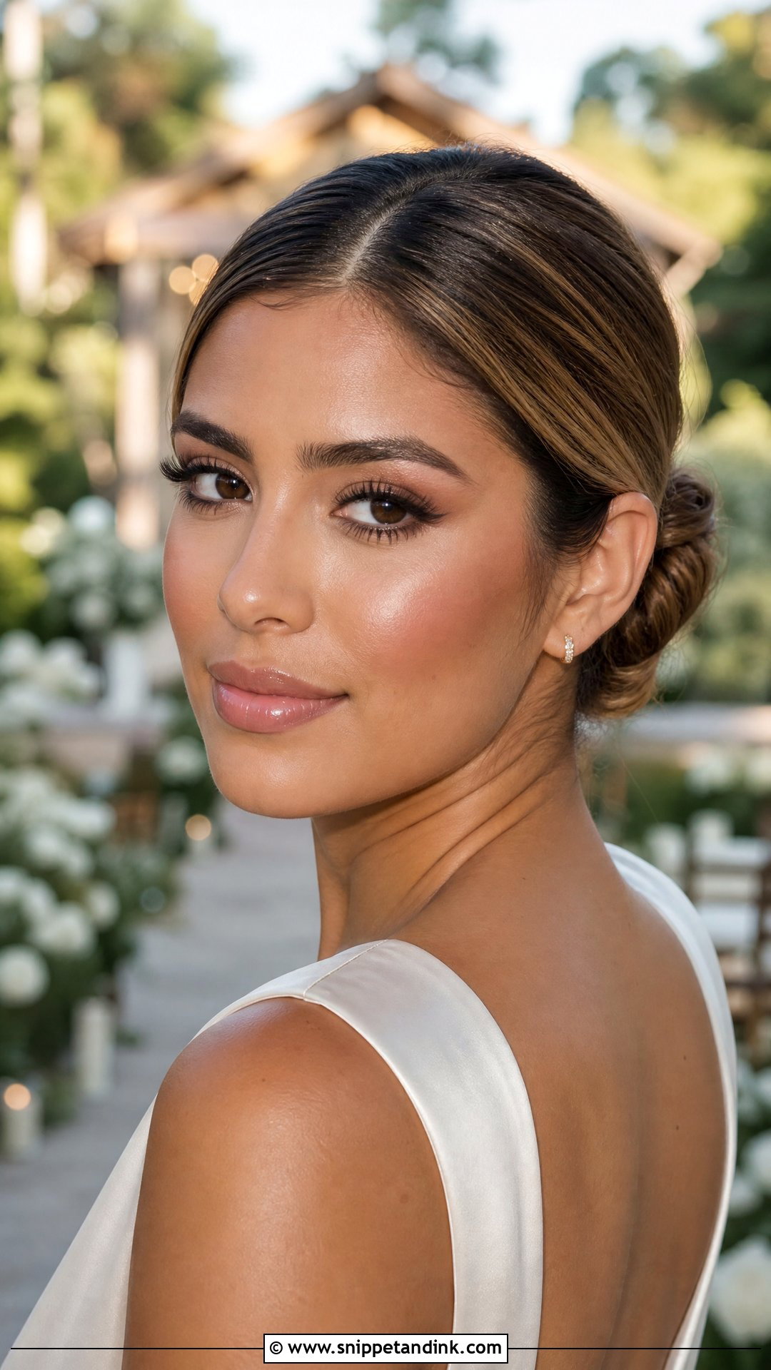 Sofia Richie Wedding Makeup With Dewy Bridal Skin - Snippet and Ink - 20 Sophia Richie Wedding Makeup Ideas