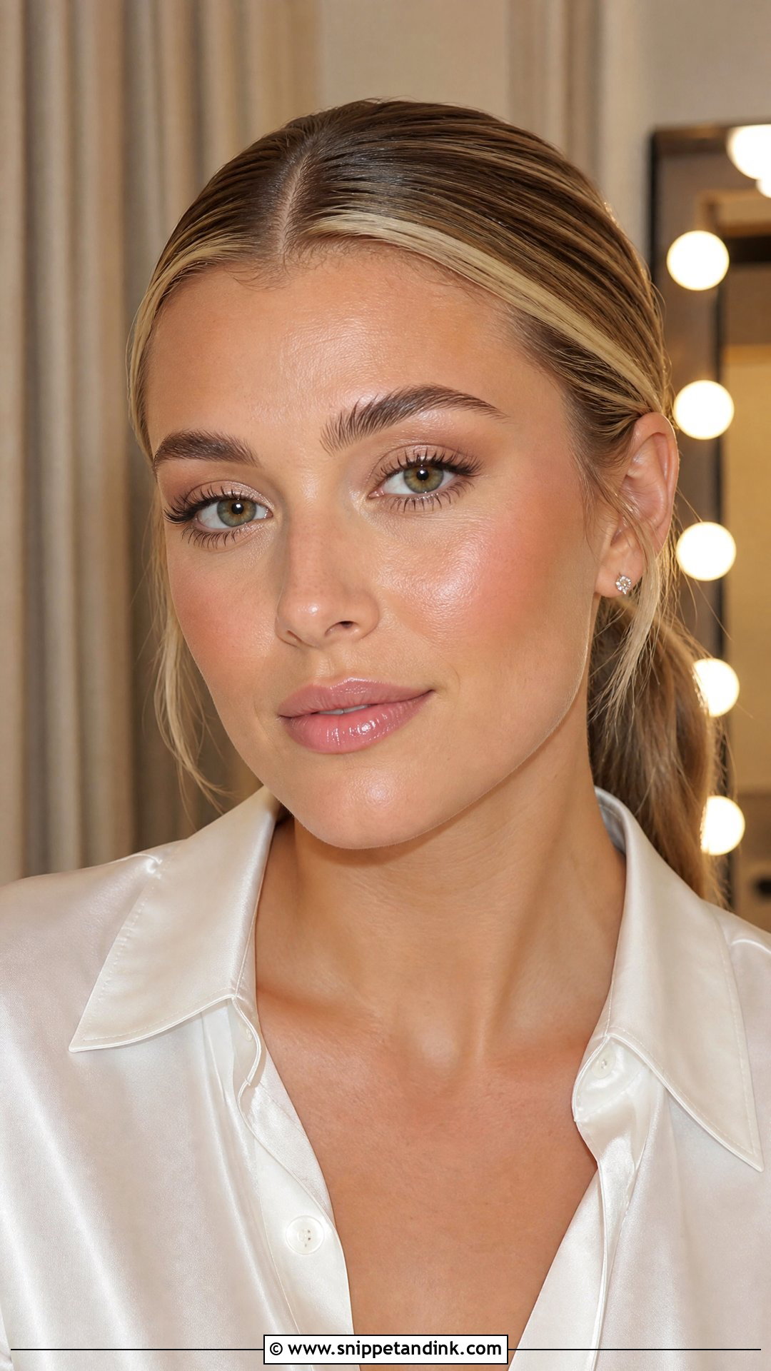 Sofia Richie Wedding Makeup With Fluffy Brows - Snippet and Ink - 20 Sophia Richie Wedding Makeup Look Ideas