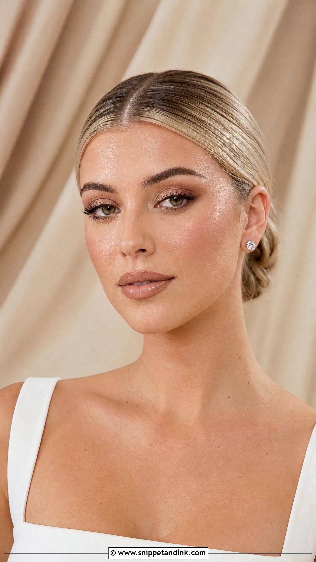 Sofia Richie Wedding Makeup With Nude Lip - Snippet and Ink - 20 Sophia Richie Wedding Makeup Look Ideas