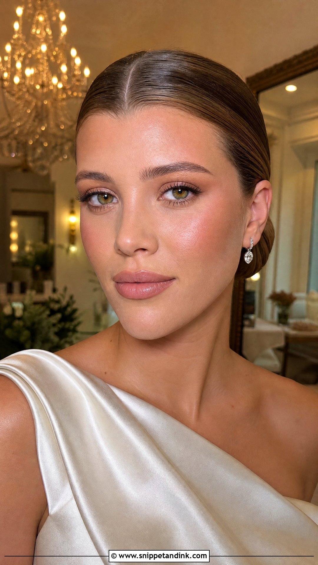 Sofia Richie Wedding Makeup With Nude Pink Lip - Snippet and Ink - 20 Sophia Richie Wedding Makeup Ideas