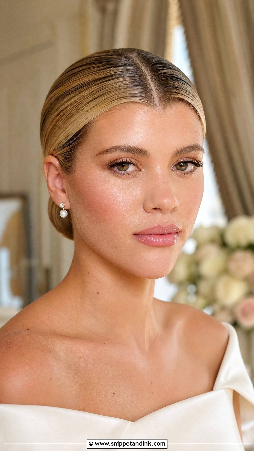Sofia Richie Wedding Makeup With Soft Pink Lip - Snippet and Ink - 25 Sofia Richie Wedding Makeup Ideas