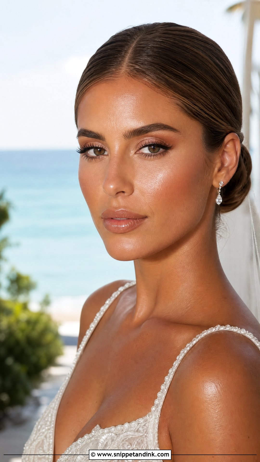 Sofia Richie Wedding Makeup With Warm Bronzer - Snippet and Ink - 25 Sofia Richie Wedding Makeup Ideas