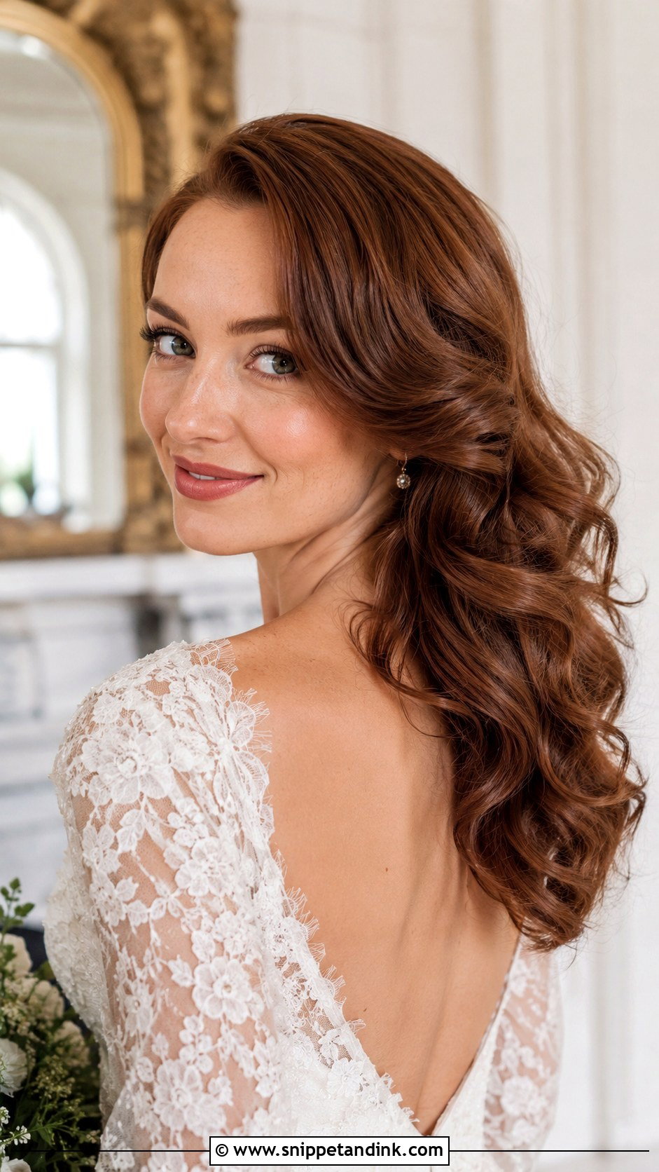 Soft Auburn Wedding Hair Color - Snippet and Ink - 25 Wedding Hair Color Ideas