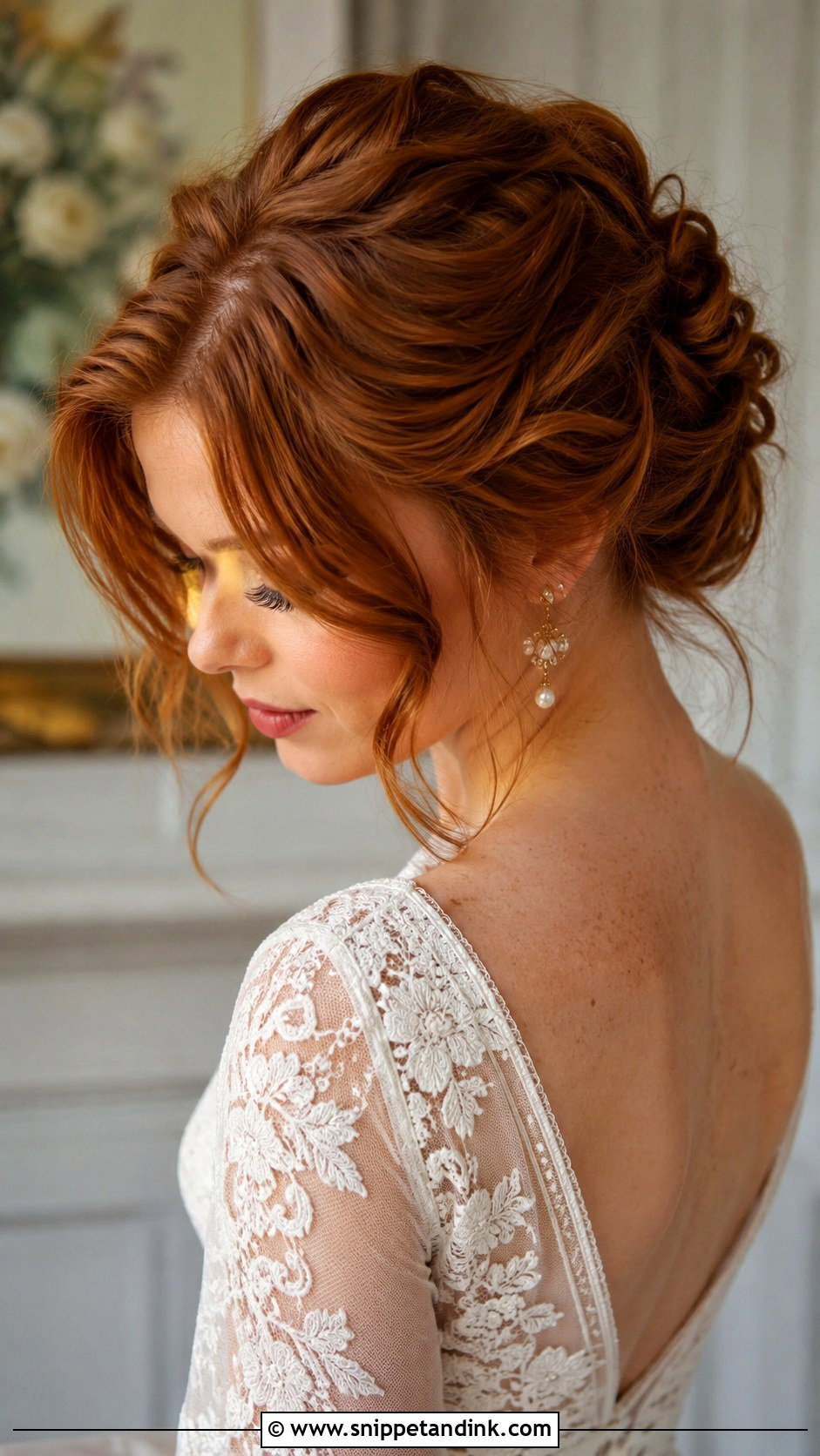 Soft Auburn Wedding Hair Color - Snippet and Ink - 20 Bride Hair Color Ideas