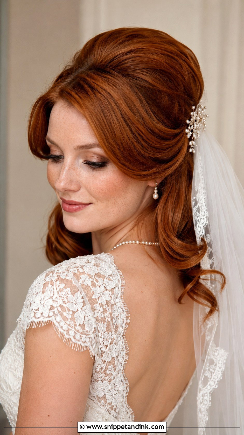 Soft Beehive Wedding Hairstyle - Snippet and Ink - 15 Wedding Hairstyles Volume
