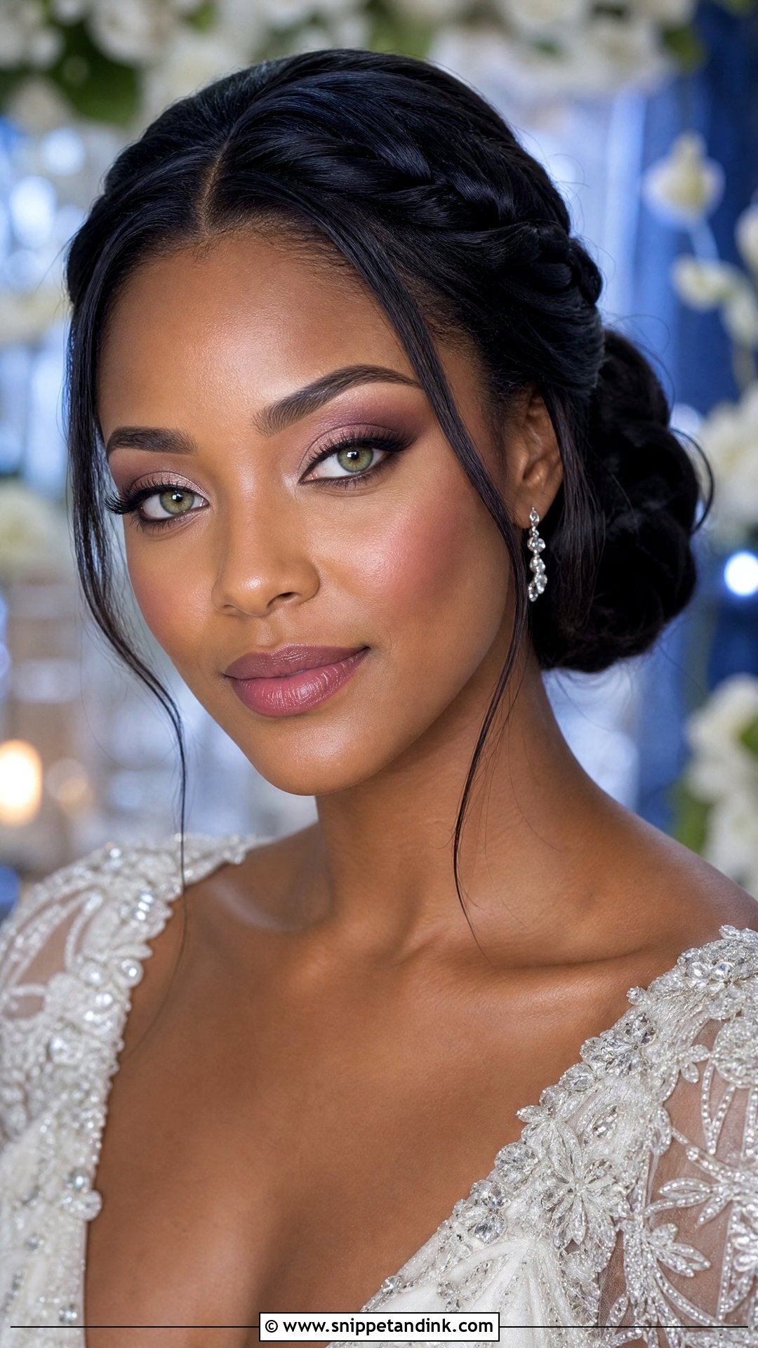 Soft Berry Bridal Makeup For Green Eyes - Snippet and Ink - 20 Natural Glam Bridal Makeup for Green Eyes