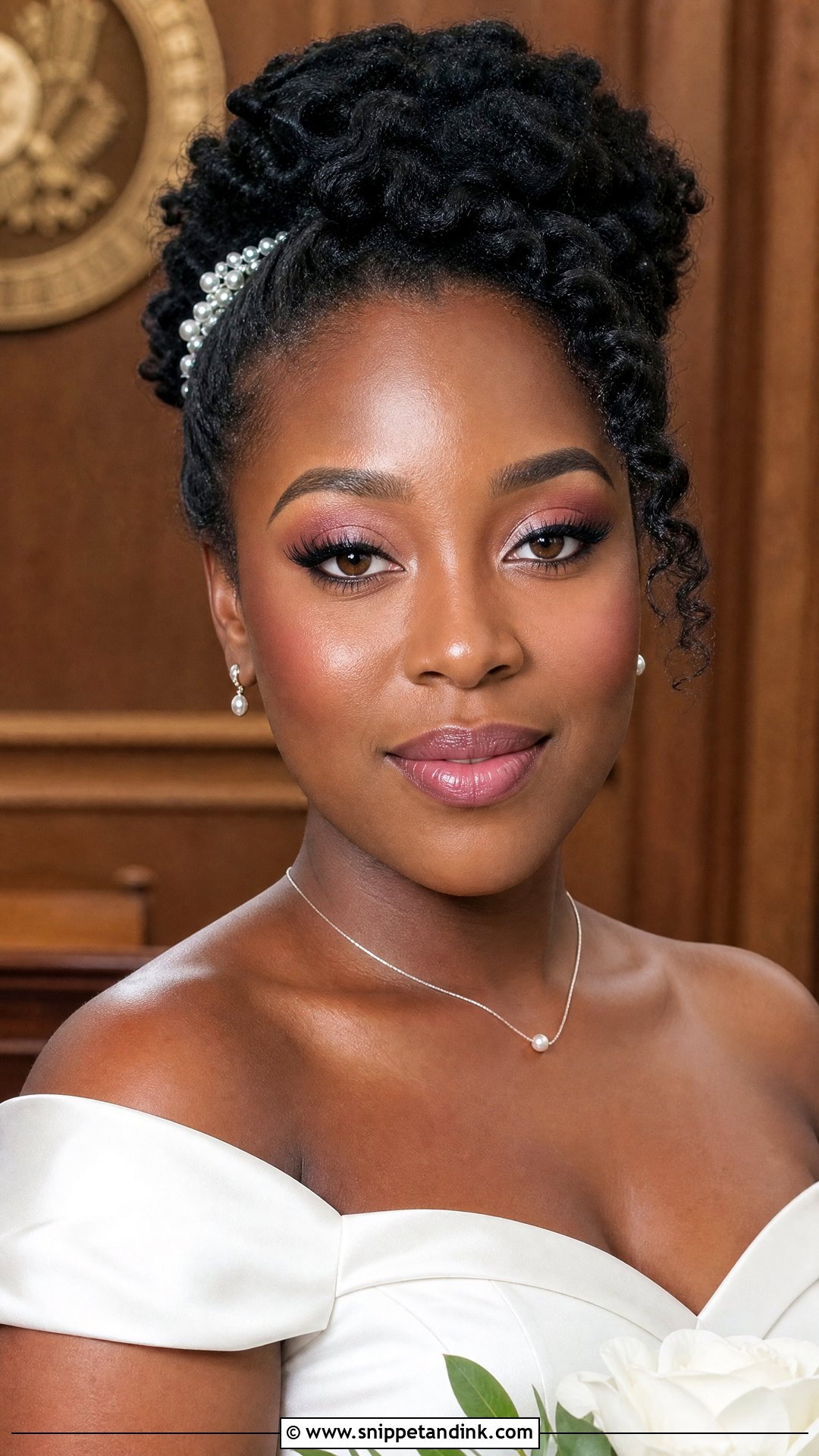Soft Berry Civil Wedding Makeup - Snippet and Ink - 20 Civil Wedding Makeup Brides