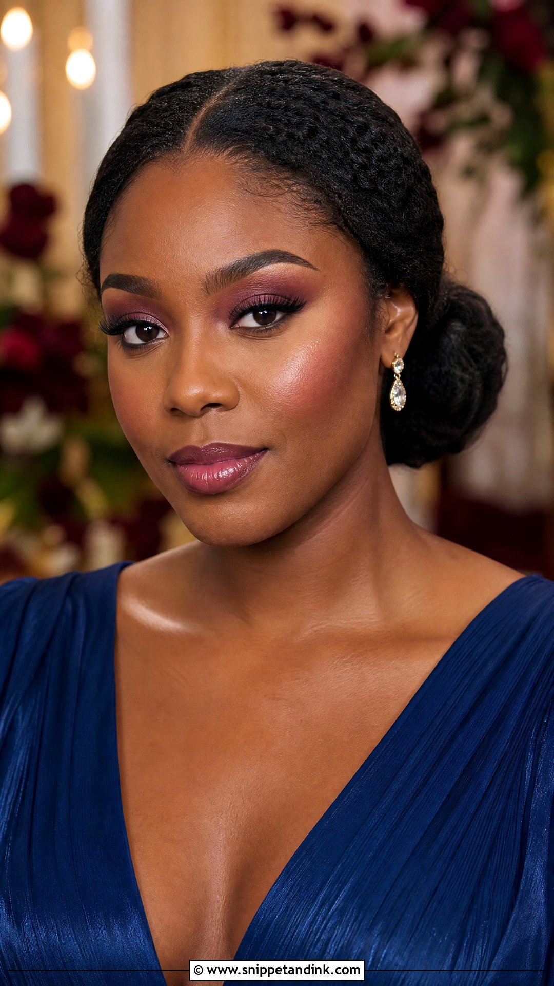 Soft Berry Wedding Guest Makeup - Snippet and Ink - 20 Soft Wedding Guest Makeup Ideas