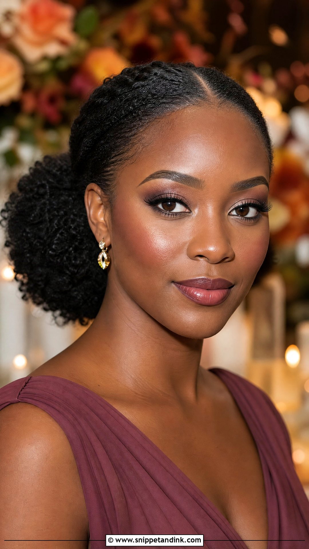 Soft Berry Wedding Makeup - Snippet and Ink - 20 Subtle Makeup Looks for Wedding
